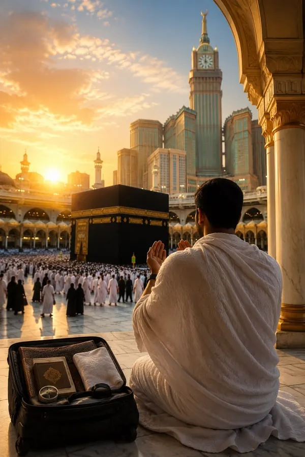 Pilgrims performing Umrah at the Haram
